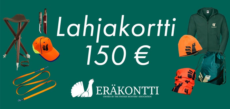 Lahjakortti 150,00 &euro;